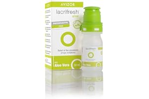 Avizor Lacrifresh Aloe | Gotas Oculares con Aloe Vera sin Conservantes | Alivio Natural de Sequedad e Irritación | Formato 10 ml