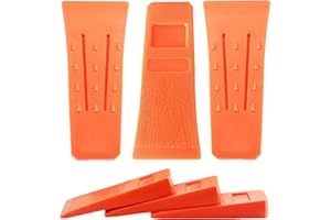 Fine jade2 3 Stück Fällkeile Kunststoff 6 Zoll spaltkeil für Holz Kältebeständig Forstkeil Zubehörwerkzeug für Holzfäller