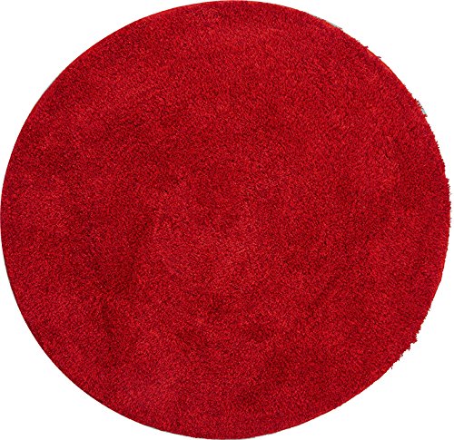 GRUND Badteppich LEX 100 cm ⌀ rubin