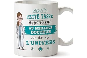 Mugffins Docteur. Tasses Originales de café et Petit-déjeuner à Donner Travailleurs Professionnels - Cette Tasse Appartient au Docteur de l'univers