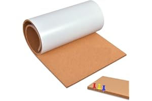 Okydoky Self-Adhesive Cork Board Roll, 6mm Thick, 40 * 120cm for Office, Home, School