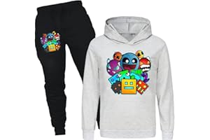 Rzfbeeok Boys Girls Dash Merch Tracksuits Kids Hoodies and Trousers 2pc Sportwears Outfits