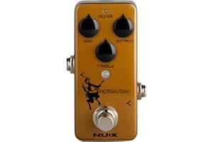 NUX Horseman Overdrive Pedal de efectos de guitarra con modos de oro y plata