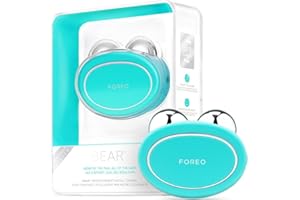 Foreo Bear, Massaggiatore Viso Antirughe Smart con Microcorrente, per Rughe Della Fronte e Doppio Mento, Ginnastica Facciale, Lifting Viso Non invasivo, Anti-età, Sicuro e indolore, Mint