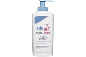 ‎SEBAMED SEBAMED Baby und Kind Pflegelotion mit Panthenol, 2er Vorteilspack, pflegt zarte Kinderhaut sanft, auch bei trockener Haut und Reizungen, 2 x 200 ml