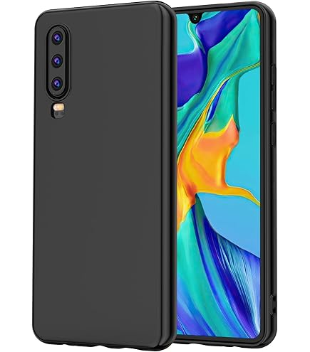 Compatible Avec Huawei P30 Pro, IBAOLE Étui De Téléphone En Silicone Liquide De Luxe Protection Antichoc Dos En Verre Trempé Givré IBAOLE P30 Pro (6.47 Pouces) (Vert Minuit) Vert Minuit