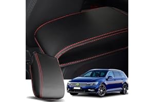 Ruiya for VW Passat B8 Valiant 2015-2023 Centre Armrest Cover,Car Armrest Cover Centre Console Armrest Protector Car Armrest Box Cover Passat Centre Console Armrest Cover VW Passat Accessories