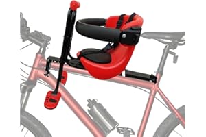 Ziurmut Kids Bike Seat, Mounted Kids Bike Seat, comfortable Front Bicycle Seat for Child Back Mounted Good Load-bearing Rear Child Bike Seat for folding mountain road bikes electric vehicles
