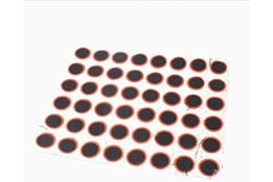 Beito 48pcs 25mm arrondit rustines pour Chambre à air de Bicyclette de vélo