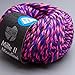 Produktbild Lana Grossa Mille II Mouline Fb. 606 Neonpink/Violett/Anthrazit 50g