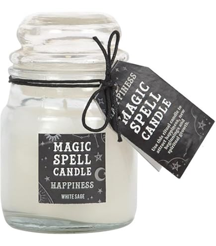 Bougie Parfumée Naturelle à La Sauge - Purification, Méditation, Longue Combustion, Cire Végétale