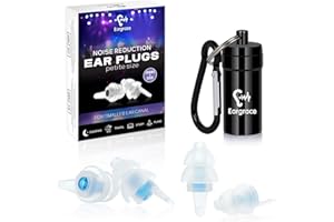 Bouchons d'Oreille Pour Dormir, 2 Paires De Bouchons d'Oreille à Réduction De Bruit Doux Pour Petits Canaux Auriculaires, Protection Auditive Bouchons d'Oreille Pour Dormir, Ronfler, Voyager