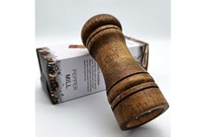 : GaoBangM Wooden Pepper Salt Mill Adjustable Ceramic Mill Hand-Operated Spice Grinders for Home Kitchen Use