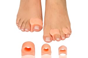 Sumiwish Separadores de dedos gordos, separadores de dedos meñique, paquete de 14 correctores de juanetes, para enderezar los dedos superpuestos, realinear los dedos torcidos, dedo martillo