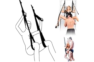 DanTanes Kit de Columpio Carmen para Interior Colgante en la Puerta Juguete Giratorio para Columpio de Puerta de Yoga Bondage