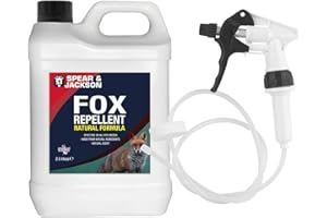 Spear & Jackson Fox Repellent Spray 2.5 Litre with Long Hose Trigger, Garden Protection