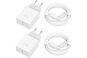 Nanaisse Cargador USB C Carga Rapida Compatible con iPhone 15/15 Pro/15 Pro Max/15 Plus, 4-Pack 30W USB C Enchufe 2M Cable para iPad Pro, Air, Mini, Samsung, Tipo C Adaptador Rapido Cabezal