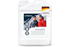 simprax® Impregnacja tekstyliów – trwały spray impregnujący do tekstyliów outdoorowych i funkcjonalnych – Gore-Tex | Sympatex | Softshell – certyfikat Oeko-TEX | GOTS Approved – bez gazów napędowych