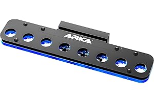ARKA - myREEF®-FRAG Rack | 8 holes | Coral holder for every marine aquarium | For glass thickness up to 12 mm | Hole diameter approx. 15 mm | Silicone fuses