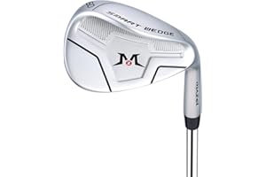 MAZEL Stainless Steel Golf Wedge 52 56 60 Degrees with QPQ Anti-Rust Finish, Premium Sand & Lob Wedges for Superior Spin and Control