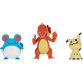 Pokemon Battle Eklemli 3&rsquo;l&uuml; Fig&uuml;r Seti S16 - Mimikyu-Charmeleon-Marill