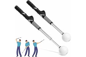 WUISOLQP Golf Swing Trainer Retractable Golf Swing Training Aid Golf Grip Training Aid Velocity Grip Golf Golf Swing Practice Stick Golf Swing Trainers for Beginner Tempo Chipping Hitting Training