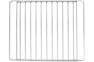 MIRTUX - Grille/Grille pour Four Modèle Universel - Largeur : 32 cm et Longueur Extensible/réglable de 35 (Taille Minimum) à 56 cm (Taille maximale)