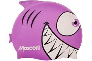 Mosconi Junior Shark Gorro Natación 12-Piezas Conjunto - Gorro Unisex niños