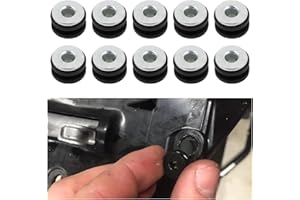 JNNJ 10 Stück Motorrad Gummitüllen, Motorrad Gummussur-Brümmets Bolt, Verkleidung Schrauben Motorrad Windschild Ersatzzubehör, Motorrads Ersatz Zubehör Verkleidungen