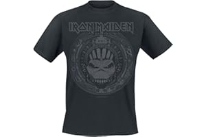 Iron Maiden Book of Souls Skull Männer T-Shirt schwarz Band-Merch, Bands, Totenköpfe