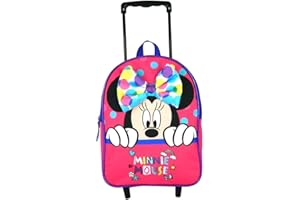 Bagtrotter Sac à Dos à roulettes 31 cm Minnie Disney Rose avec Noeud en 3D