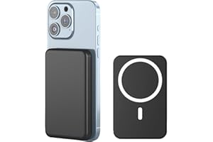 DEBBENY Wireless Power Bank per Mag-safe, Magnetico Batteria Esterna 10000mAh per iPhone, 15W Portatile Ricarica Rapida Wireless Esterna Batterie con iPhone 16 15 14 13 12 Pro MAX Plus Series Galaxy Android