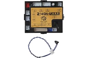 TECKEEN 2.4G 5.3 Version Receiver Board RC Model Tank Receiver Replacement Spare for Henglong 1/16 RC 3818 Tank Model