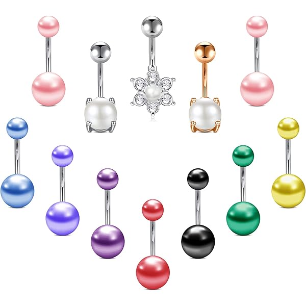 Manubrio Piercing In Acciaio Chirurgico 316L - Barra Dritta 10mm Con Sfere 3mm, Spessore 1.0mm