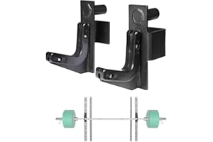 ‎SYL FITNESS SYL Fitness J-Hooks Hantelhalter für Power Rack, J-Haken für 5CM x 5CM Vierkantrohr-Power-Racks