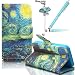 Produktbild Sunroyal Leder Hülle im Bookstyle Handyhülle für Motorola Moto G 3. Generation 12.7cm 5 Zoll Bunt Wallet Case Style mit Karten-Fächern, Standfunktion Premium Hybrid Combo Flip Case Cover + 1x Schleife Kristall Bling Strass Diamant Anti Staub Schutz Stecker Stöpsel + 1x Blau Eingabestift Stylus, Himmel Sky Muster Pattern