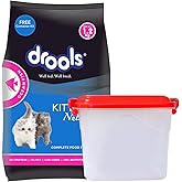 Drools Kitten(1-12 Months) Dry Cat Food, Ocean Fish, 1.2kg with Free Container