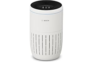 BOSCH THERMOTECHNIK Bosch Air 2000 Air Purifier - Removes Pollutants, Includes Air Filter and Sleep Mode (< 25 dB(A)) - For Areas up to 37.5 m²- With Smart Sensor & Auto Mode - CADR: 180 m³/h