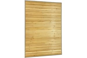 Acomoda Textil – Alfombra Bambú para Interior y Exterior. Alfombra con Cenefa Resistente, Lisa, Estampada y Antideslizante para Hogar, Dormitorio, Cocina, Jardín y Entrada. (160x230 cm, Modelo C)