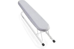 Leifheit Stiramaniche per maniche di camicie – Pratico asse da stiro per maniche pieghevole e salvaspazio – Asse stiro con meccanismo pieghevole integrato – Piccolo stira maniche da 57 cm x 8,5 cm