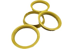 FELGENFACTORY 4x Zentrierringe 72,5-66,6/72.5 auf 66.6 Gelb