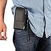 Produktbild KISCO Für 5.5"-6.0" Zoll Hüfttasche Gürteltasche,Vertical Double Grid Handytasche Gürteltasche Halter Bauchtasche mit Litschi Textur/Kartensteckplatz/Gürtel Clip
