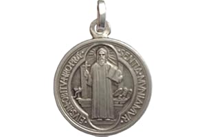I G J 925 Sterling Silver Saint Benedict Medal - The Patron Saints Medal