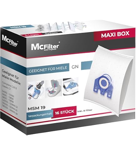 10 sacchetti premium per aspirapolvere compatibili con AEG Classic Silence ACS, ACSG