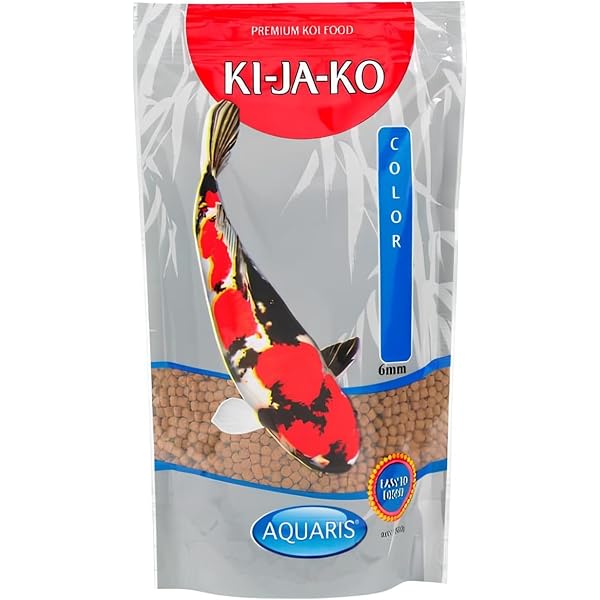 KI-JA-KO Health Mangime per carpe koi – 3 kg / 6 mm. Cibo con Actigen, inulina, aglio e prebiotici – supporta un metabolismo sano e le difese immunitarie. Alimento completo per koi KI-JA-KO Health Mangime per carpe koi – 3 kg / 6 mm. Cibo con Actigen, inulina, aglio e prebiotici – supporta un metabolismo sano e le difese immunitarie. Alimento completo per koi