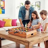 Minik Derbi Futbol Langırt Oyunu Ahşap Masa&uuml;st&uuml; Langırt &Ccedil;ocuklar İ&ccedil;in Eğlenceli Futbol Oyunu Hobi