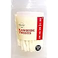 Chewers Rawhide Twists Dog Treat, White Chew Sticks, 250g