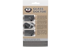 K2 Kit de réparation de Pierre de Verre - Disc Doctor - Convient également pour Les Perles de Lunettes, à Base de résine