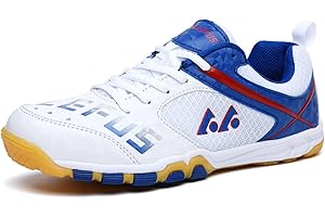 NGARY Men Women Badminton Shoes Mesh Tennis Squash Shoes Indoor Court Sneakers for Table Tennis Pickleball Volleyball Racketball