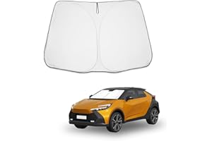 BIBIBO Parasol para Coche Parabrisas Compatible con Toyota CHR 2016-2023, Parasol para Coche para Parabrisas Delantero, Cubierta de salpicadero Interior contra Rayos UV
